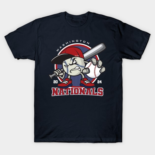 Washington Baseball - 2024 Season T-Shirt by Nagorniak